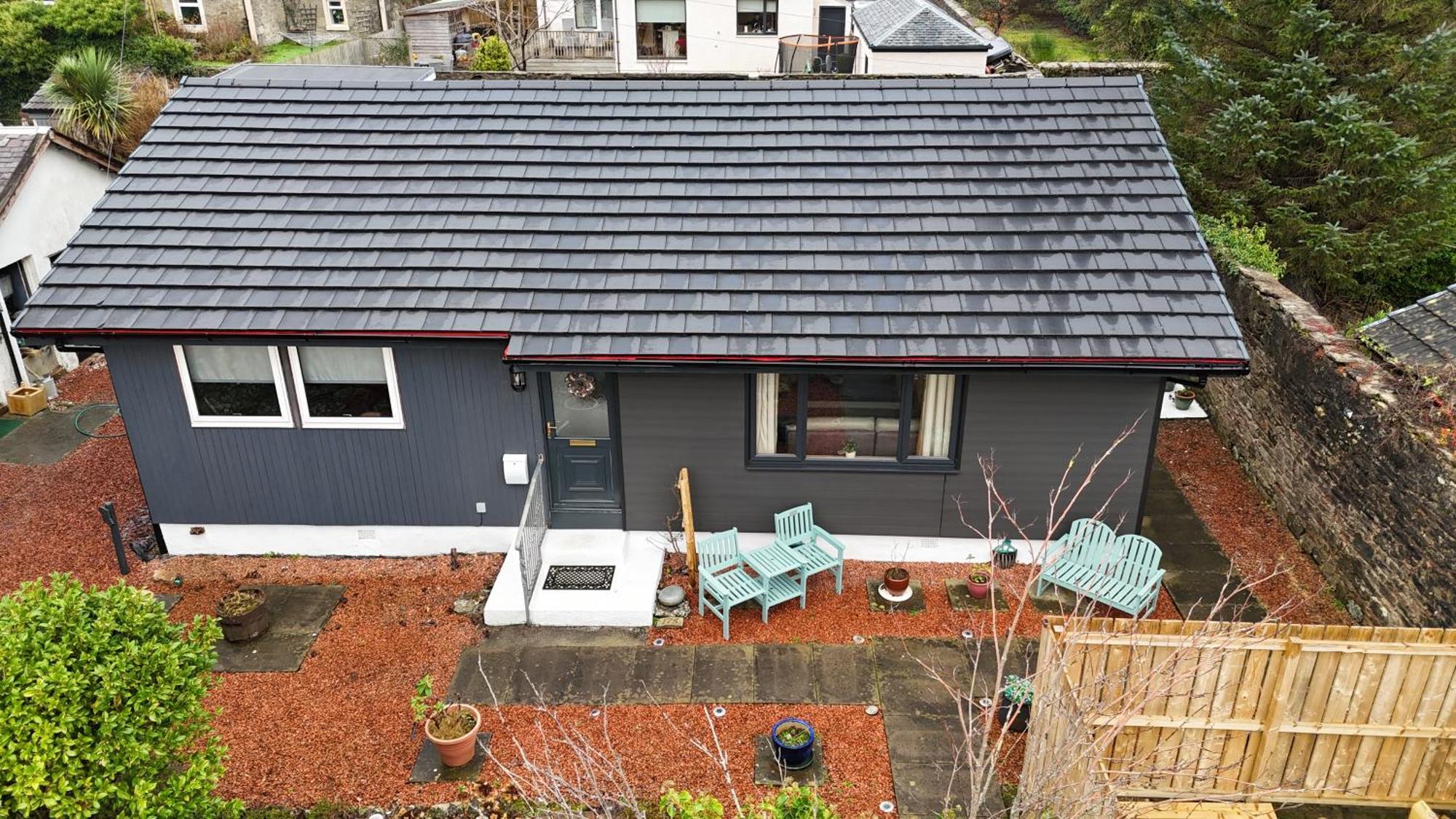 175 On Clyde - Spacious & Cosy Cedar Wood Bungalow Helensburgh Eksteriør bilde